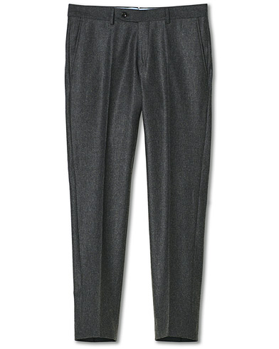 Flannelsbukser |  Rodney Flannel Trousers Dark Grey