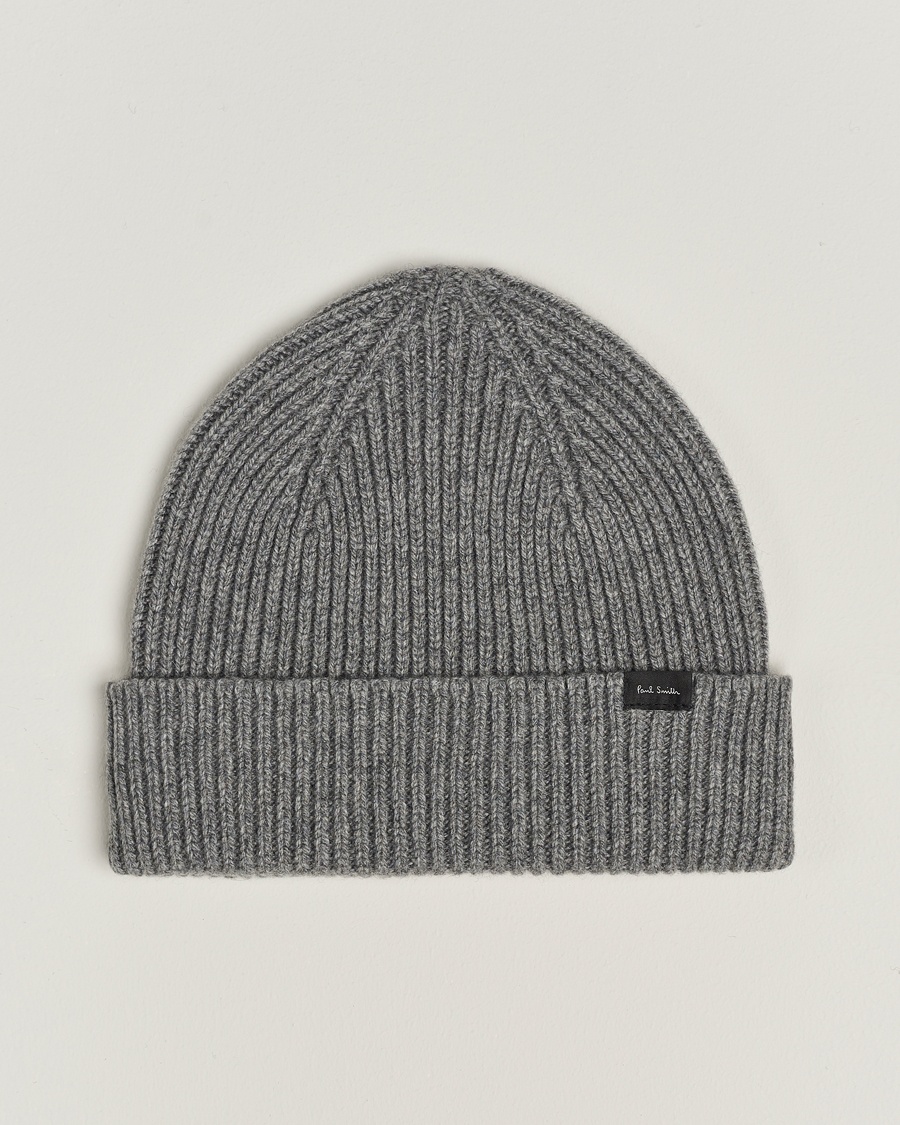 Paul Smith Cashmere Beanie Light Grey