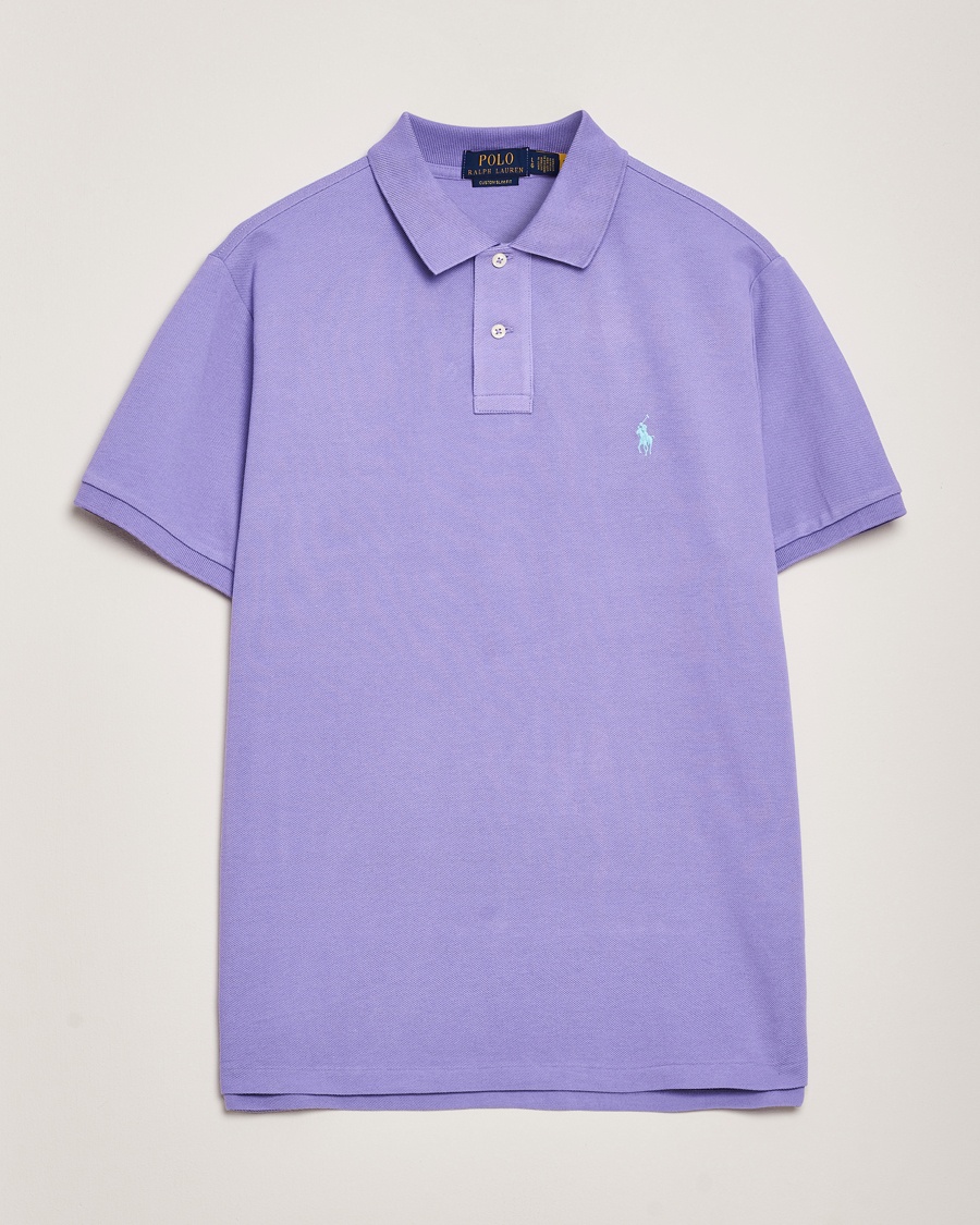 Polo Ralph Lauren Custom Slim Fit Polo Cactus Purple – Lilla
