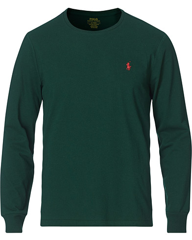 Langærmede t-shirts |  Custom Slim Fit Long Sleeve Tee College Green