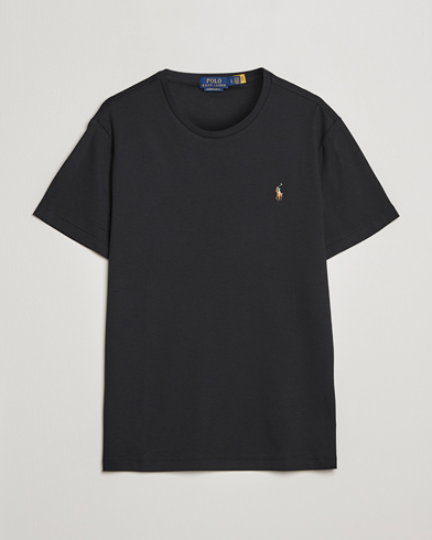 Herre | Kortærmede t-shirts | Polo Ralph Lauren | Luxury Pima Cotton Crew Neck T-Shirt Black