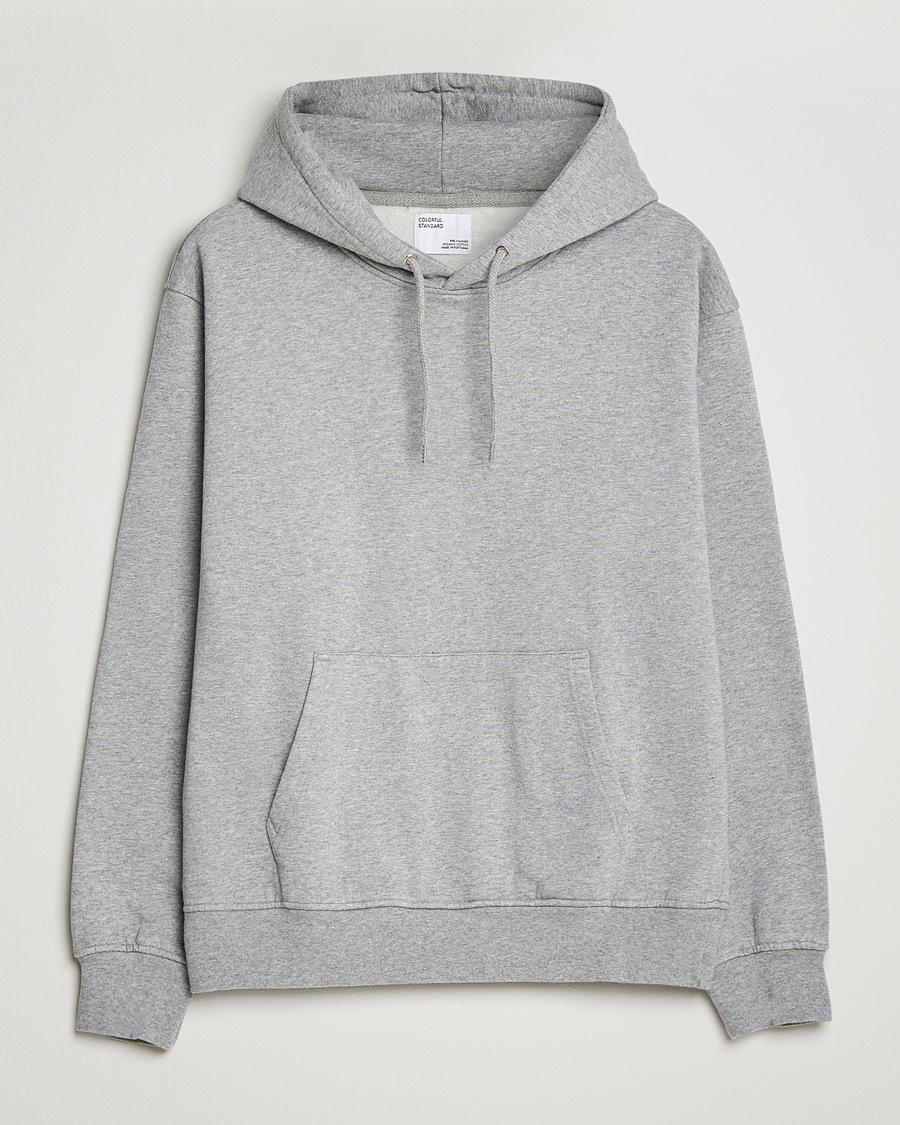 Colorful Standard Classic Organic Hood Heather Grey – Grå