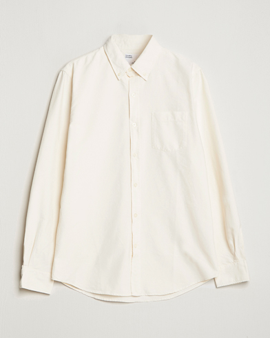 Herre | Wardrobe basics | Colorful Standard | Classic Organic Oxford Button Down Shirt Ivory White
