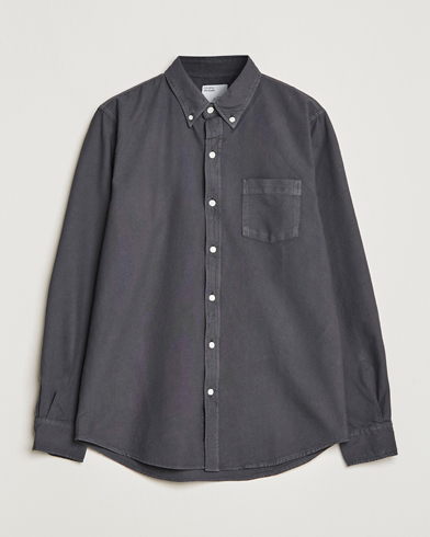 Herre | For et mere bæredygtigt valg | Colorful Standard | Classic Organic Oxford Button Down Shirt Lava Grey