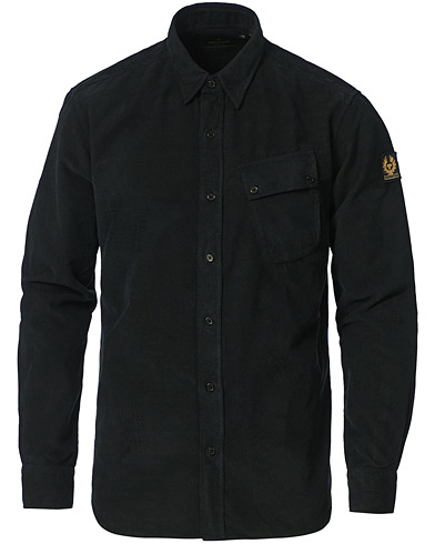 Fløjlsskjorter |  Pitch Corduroy Shirt Black