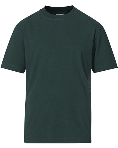  |  Brushed Cotton Mock Neck Tee Forest Green