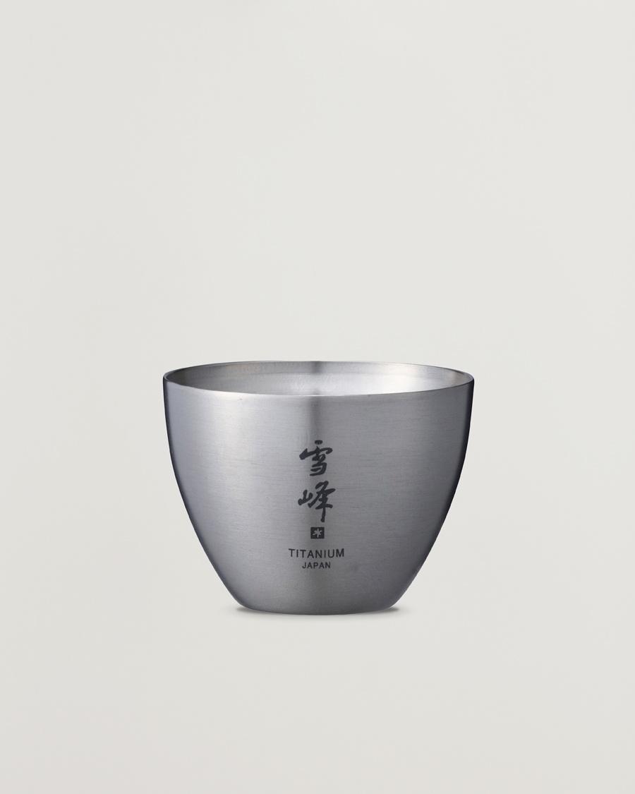 Snow Peak Sake Cup Titanium – Sølv