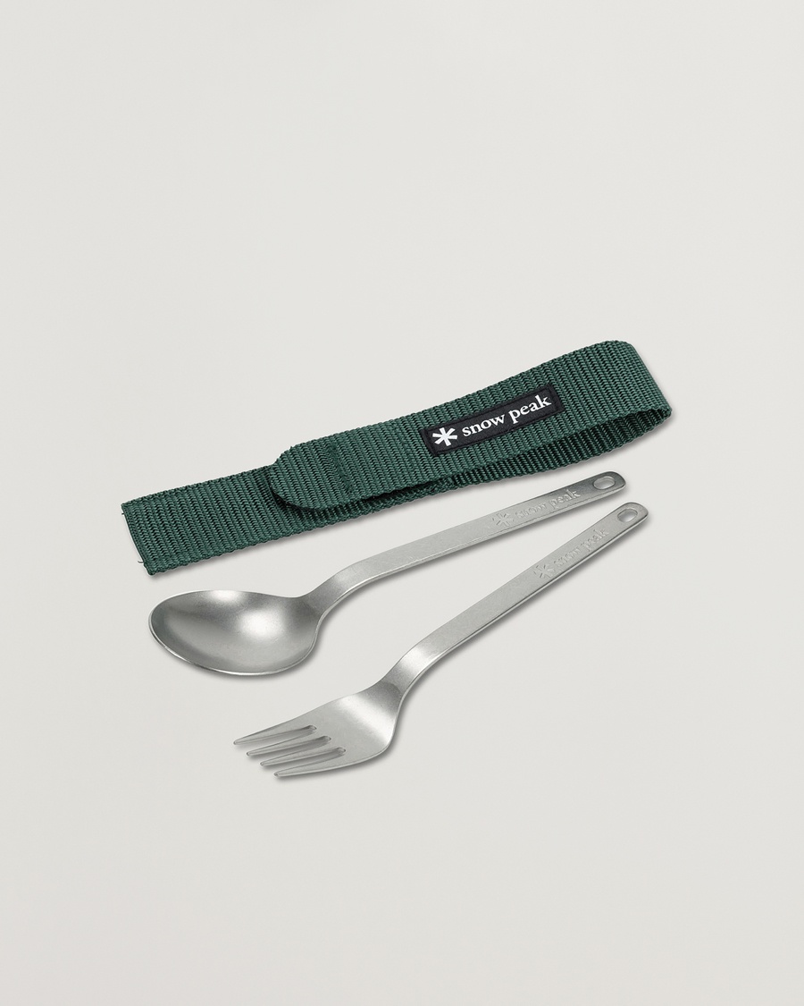 Snow Peak Fork & Spoon Set Titanium