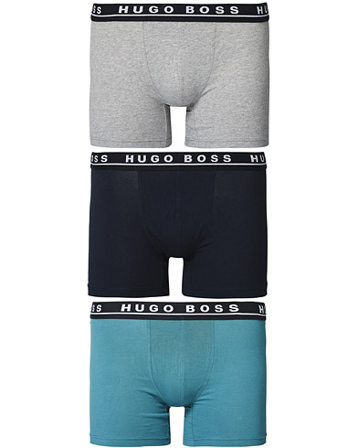 Herre | BOSS | BOSS | 3-Pack Boxer Brief Grey/Black/Blue