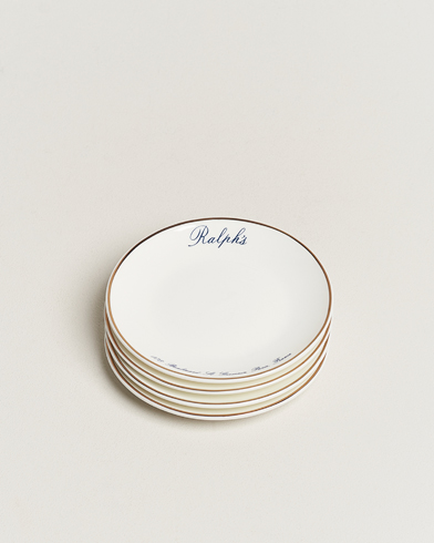 Herre | Ralph Lauren Home | Ralph Lauren Home | Ralph´s Paris Canape Plates 4pcs Navy/Gold