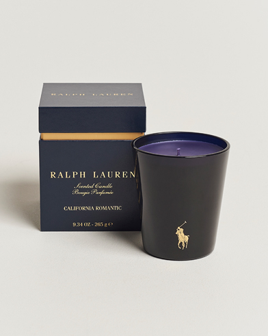 Herre | Duftlys | Ralph Lauren Home | California Romantic Single Wick Candle Navy/Gold