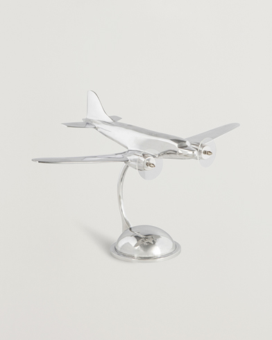 Herre | Julegavetips | Authentic Models | Desktop DC-3 Airplane Silver