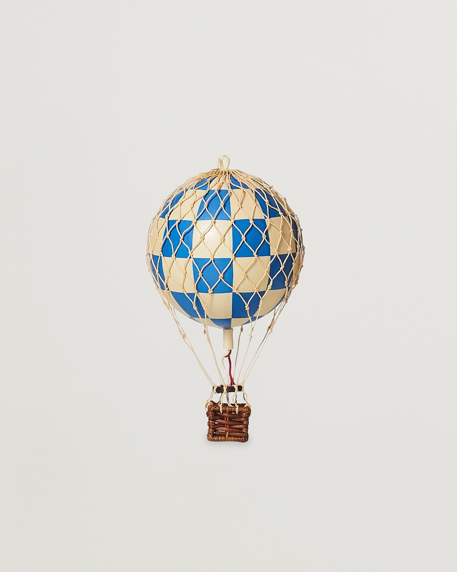 Authentic Models Floating The Skies Balloon Check Blue – Blå