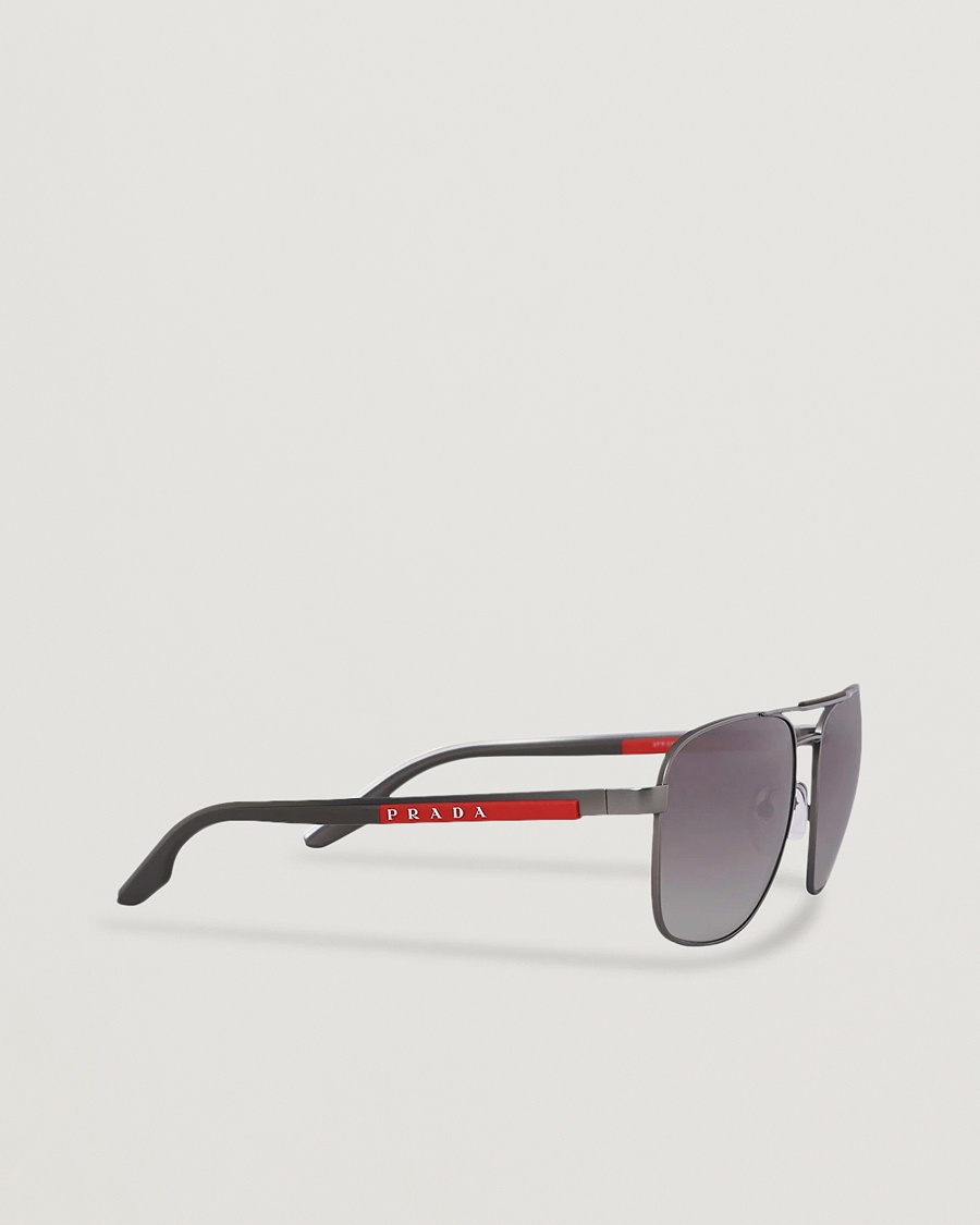 Slovenien udtrykkeligt Drikke sig fuld Prada Linea Rossa 0PS 53XS Sunglasses Silver - CareOfCarl.dk