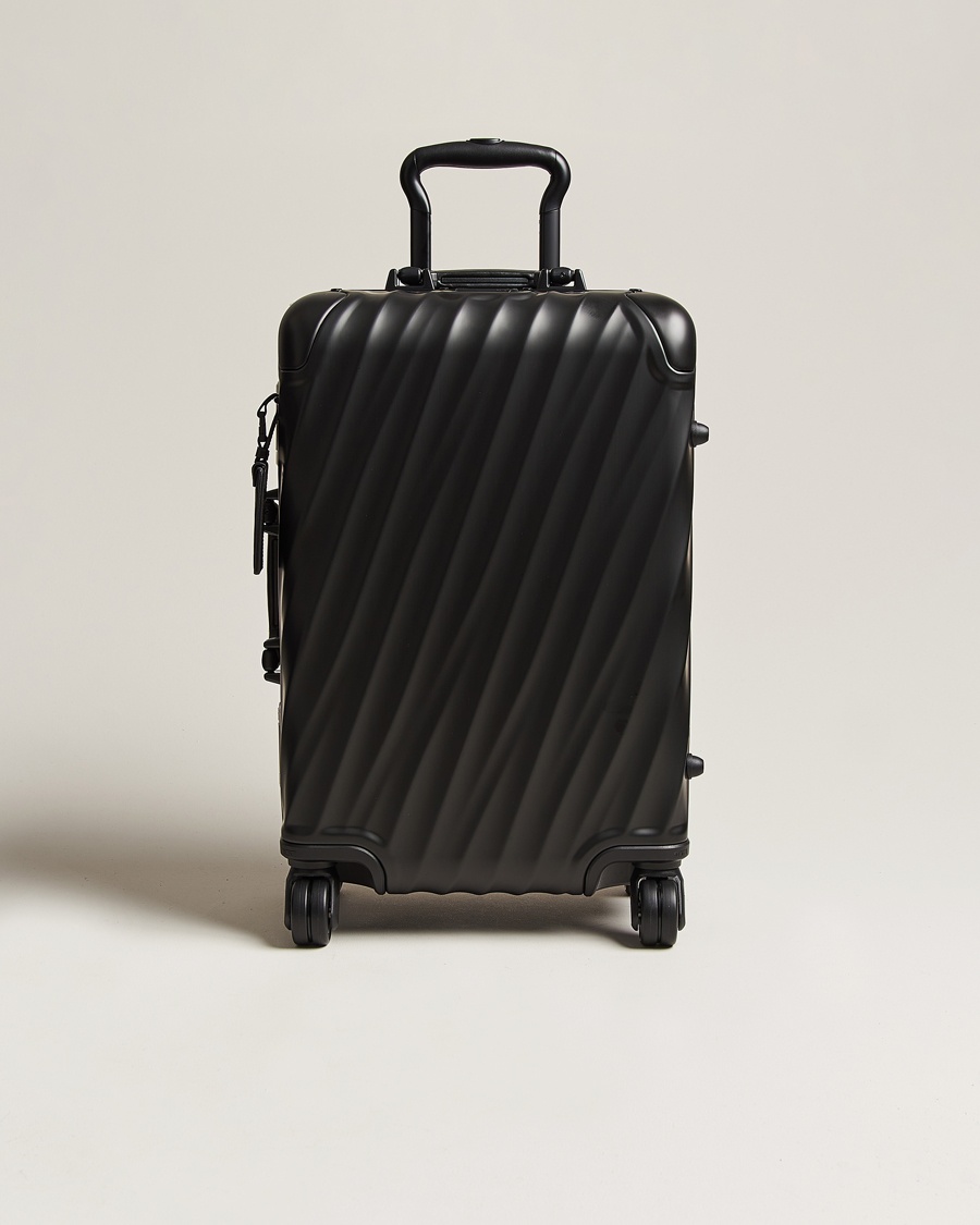 TUMI International Carry-on Aluminum Trolley Matte Black – Sort