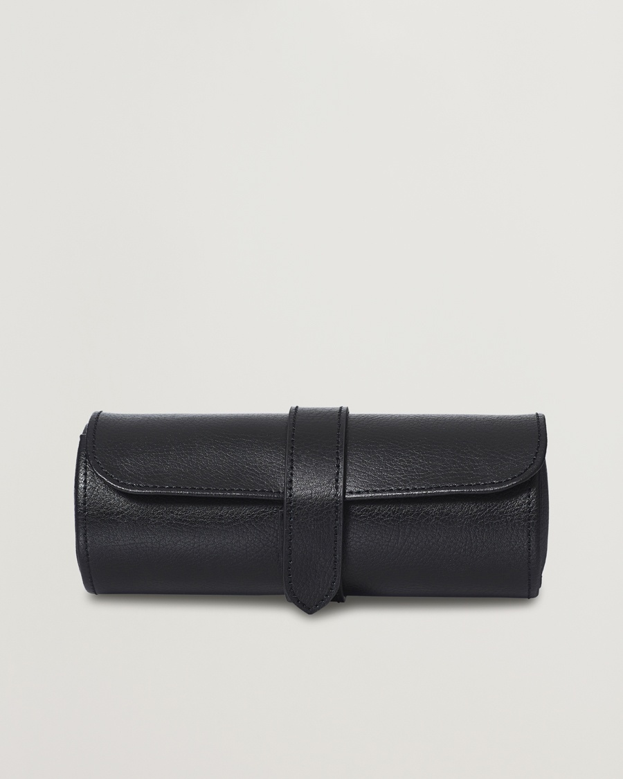 WOLF Blake Triple Watch Roll Black/Purple – Sort