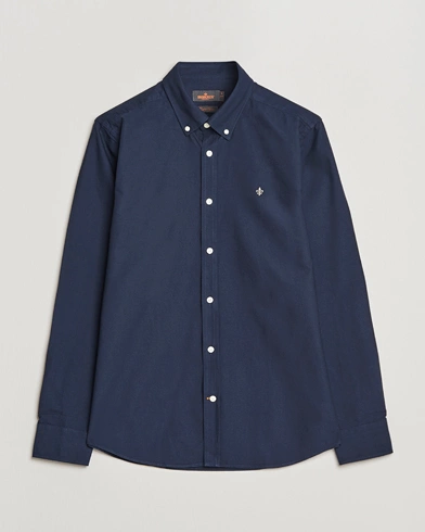 Herre |  | Morris | Oxford Button Down Cotton Shirt Navy