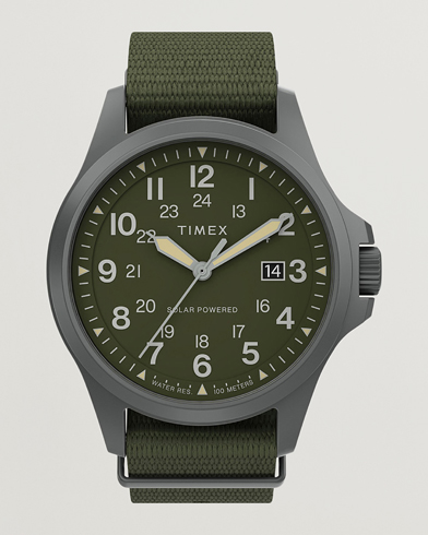 Herre | Ure | Timex | Field Post Solar Watch 41mm Green Dial