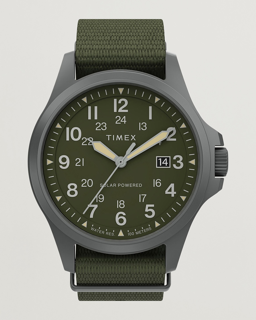 Timex Field Post Solar Watch 41mm Green Dial – Grøn