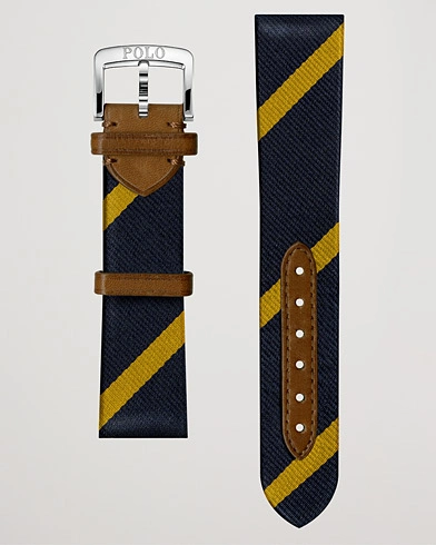 Herre | Urremme | Polo Ralph Lauren | Sporting Silk Strap Navy/Gold