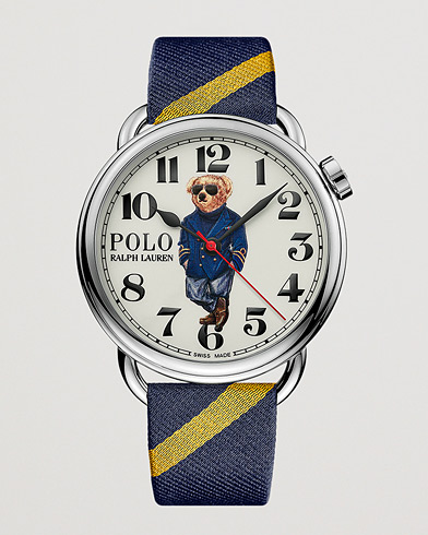 Herre | Fine watches | Polo Ralph Lauren | 42mm Automatic Nautical Bear White Dial
