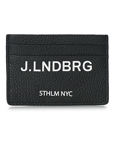 Kortholdere |  Leather Logo Card Holder Black