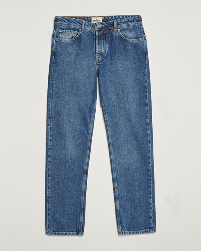 Herre | Straight leg | Morris | Jermyn Cotton Jeans Blue