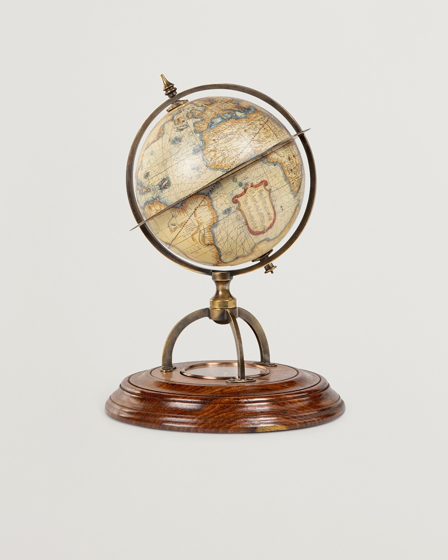 Authentic Models Terrestrial Globe With Compass – Brun