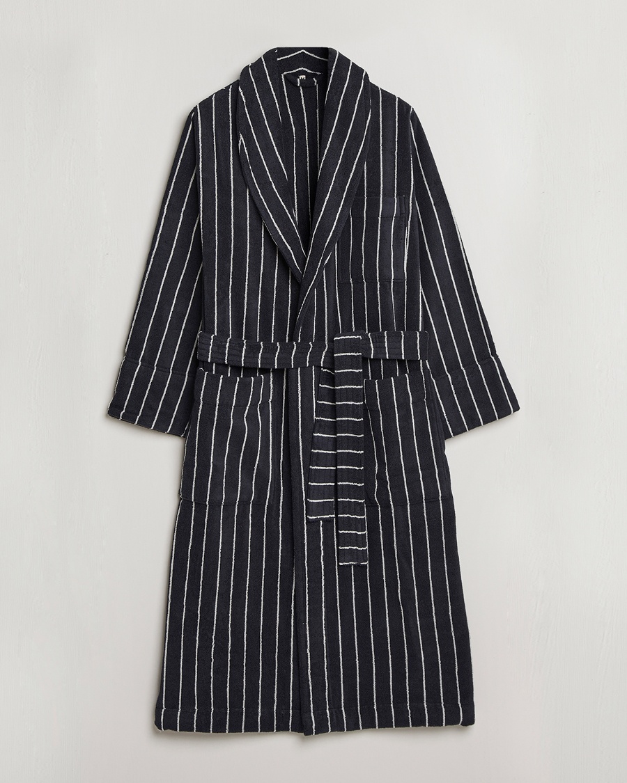 Tekla Organic Terry Classic Bathrobe Antwerp – Blå