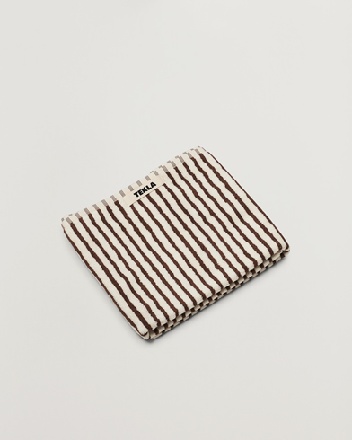 Herre | Tekla | Tekla | Organic Terry Hand Towel Kodiak Stripes
