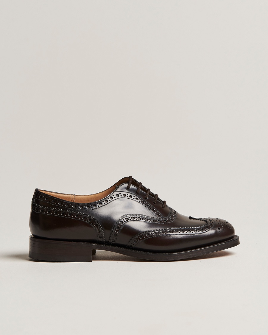 Herre | | Church's | Burwood Polished Binder Brogue Light Ebony