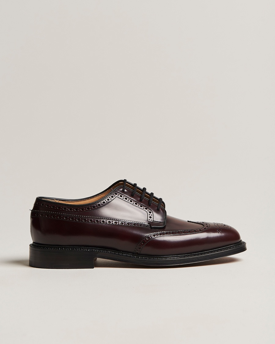 Church's Grafton Polished Binder Brogue Burgundy – Rød