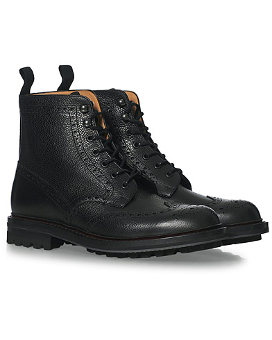 Snørestøvler |  Mc Farlane Highland Grain Boots Black