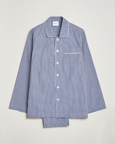 Herre | Pyjamas & Morgenkåber | Nufferton | Alf Checked Pyjama Set Blue/White