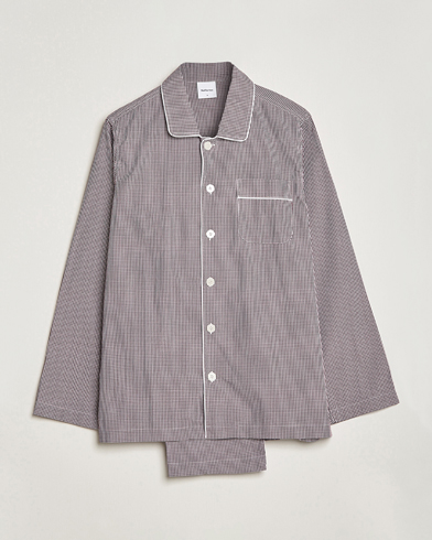 Herre | Loungewear | Nufferton | Alf Checked Pyjama Set Brown/White