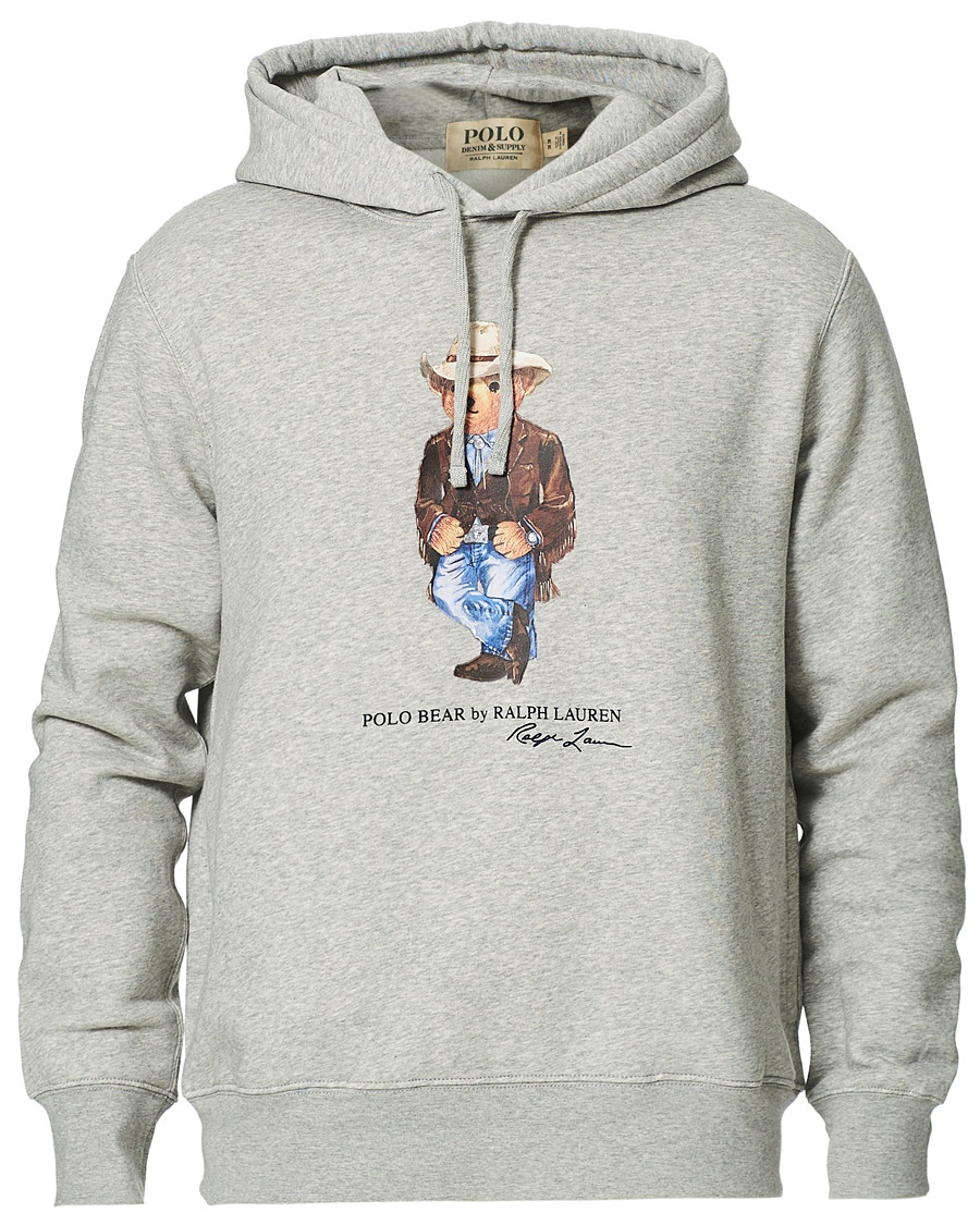 Herre | Til manden som har alt | Polo Ralph Lauren | Printed Western Bear Fleece Hoodie Andover Heather