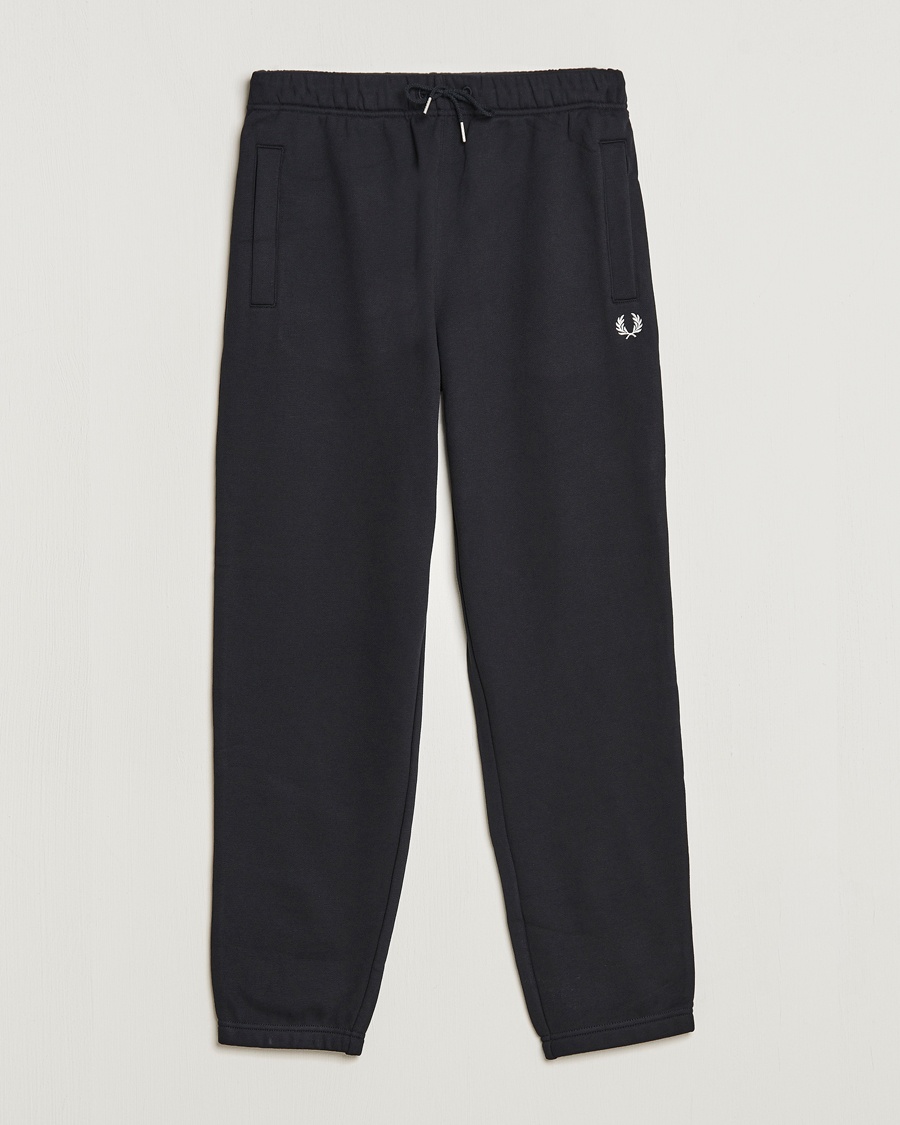Fred Perry Loopback Sweatpants Black – Sort