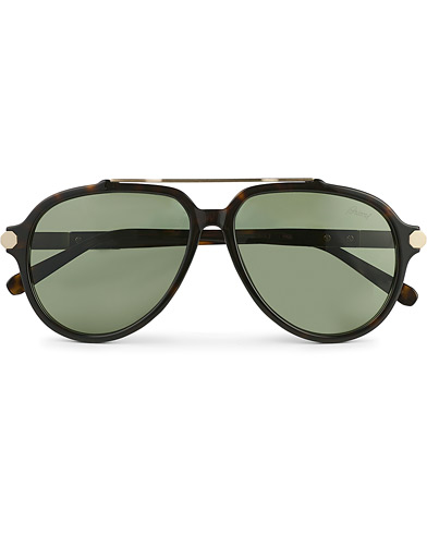 Herre | Pilotsolbriller | Brioni | BR0096S Sunglasses Havana Green