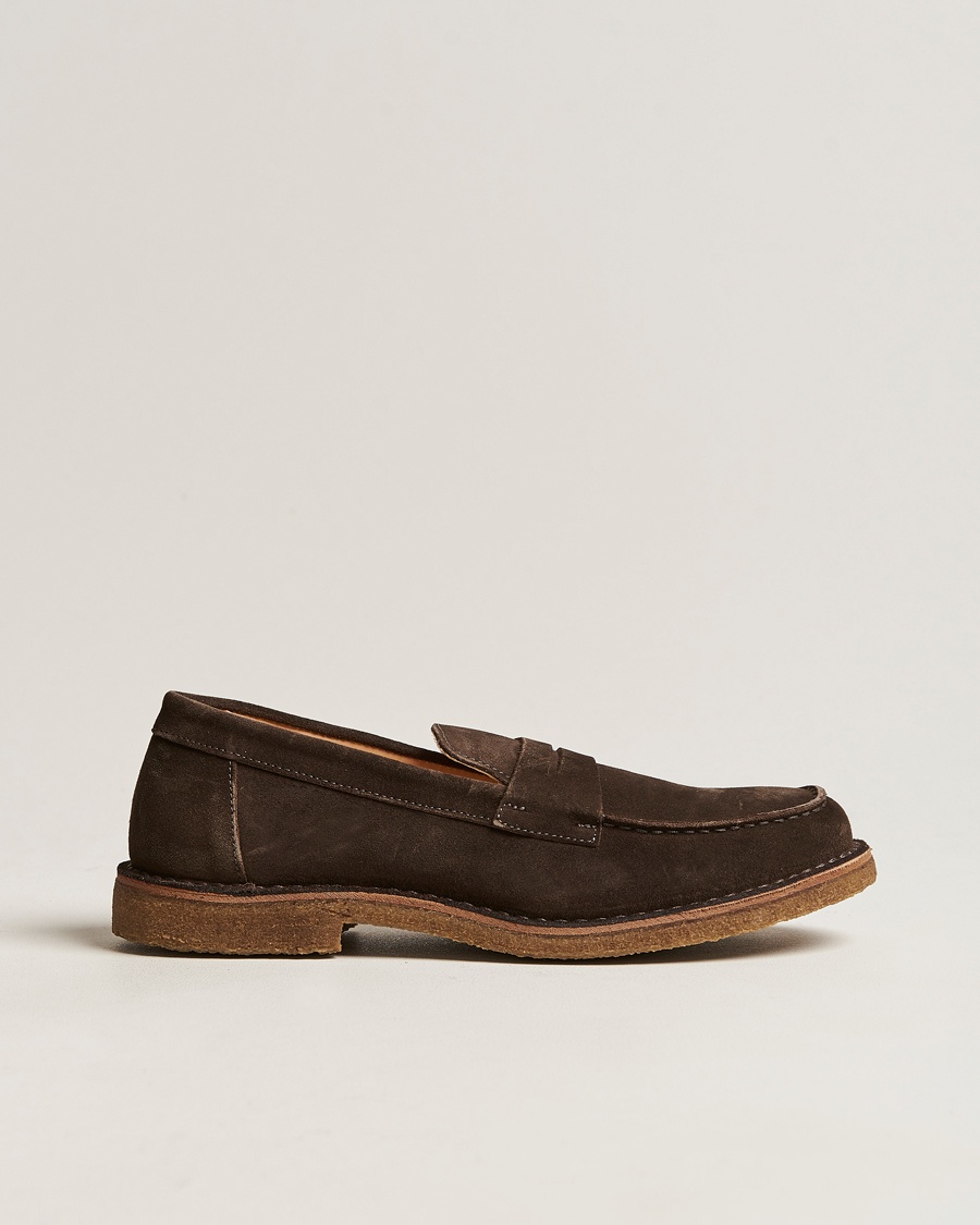  Mokaflex Loafers Dark Brown Suede