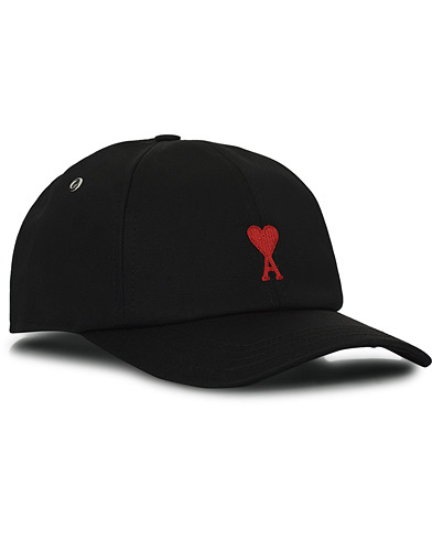 Hat & Kasket |  Heart Logo Baseball Cap Black