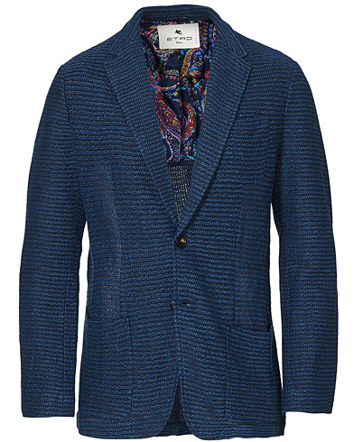 Herre | Blazere & jakker | Etro | Jacquard Jersey Blazer Navy