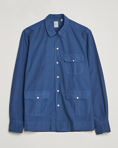 Field jackets |  Garment Dyed Cotton Shirt Jacket Navy