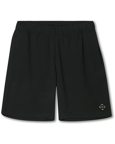 Shorts |  Ivar Interlock Logo Sweat Shorts Black