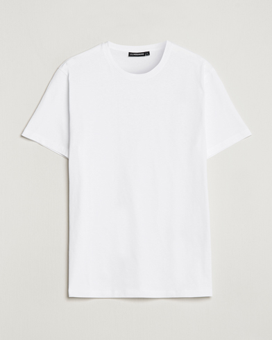 Herre | Hvide t-shirts | J.Lindeberg | Sid Cotton Crew Neck Tee White