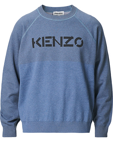 Herre |  | KENZO | Kezo Garment Dye Sweater Glacier