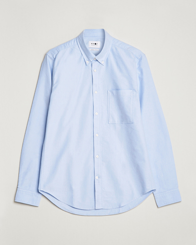 Herre | Tøj | NN07 | Arne Button Down Oxford Shirt Light Blue