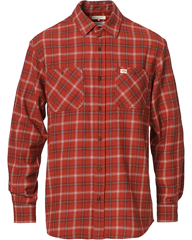Flannelskjorter |  Filip Lumber Light Flannel Shirt Poppy Red