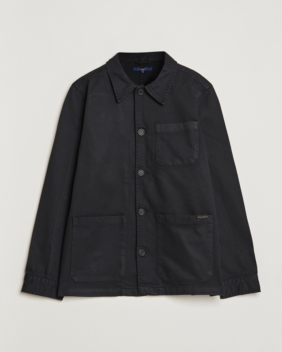 Nudie Jeans Barney Worker Overshirt Black – Sort