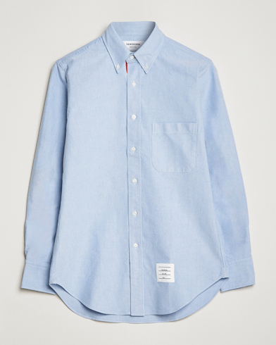 Herre | Thom Browne | Thom Browne | Grosgrain Placket Oxford Shirt Light Blue