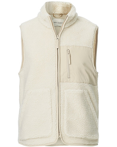Herre | A Day's March | A Day's March | Arvån Recycled Fleece Vest Off White